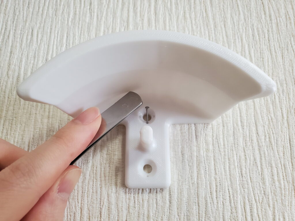 石膏ボード壁への取り付け手順の写真02